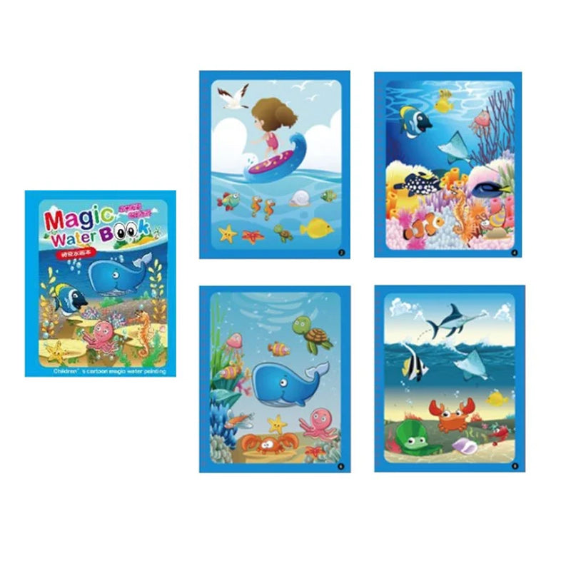 Gluschwein - Magisches Wasserbilderbuch Für Kinder Meereswelt