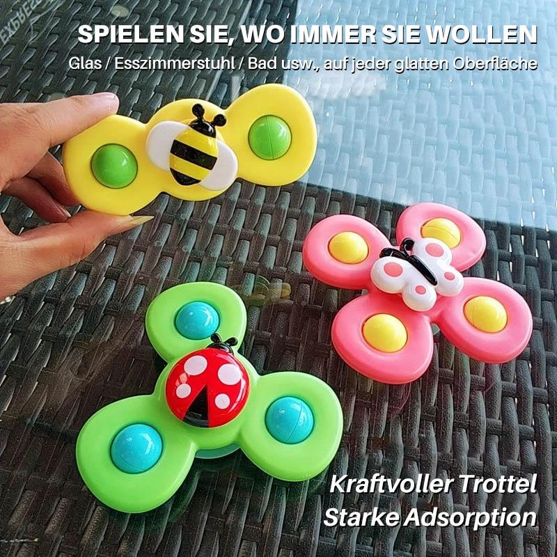 Gluschwein - Insekt Rotierendes Saugnapfspielzeug(3 Stk)