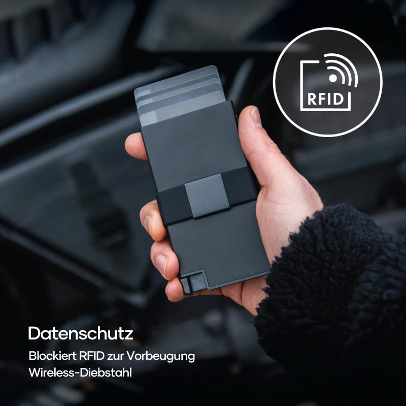 Gluschwein - Aluminium-Kartenetui für Herren