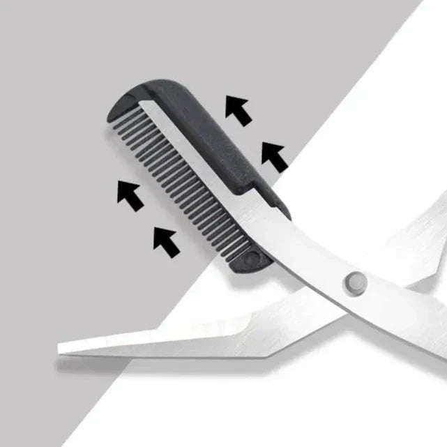 Ciseaux à sourcils polis - ciseaux à sourcils en acier inoxydable