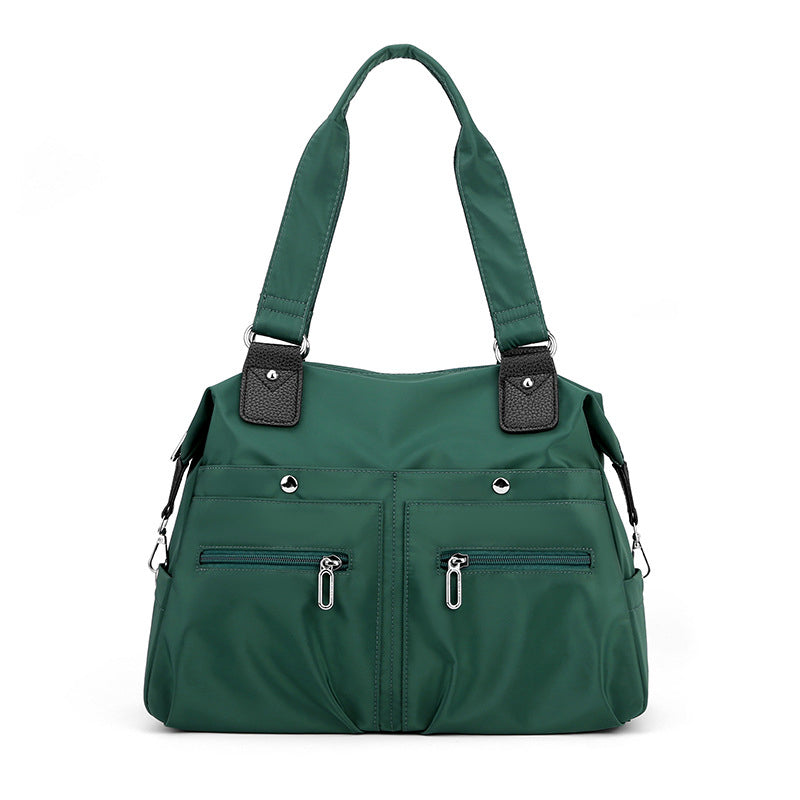 Gluschwein - Wasserdichte Einfache Nylon-Handtasche dunkelgrün