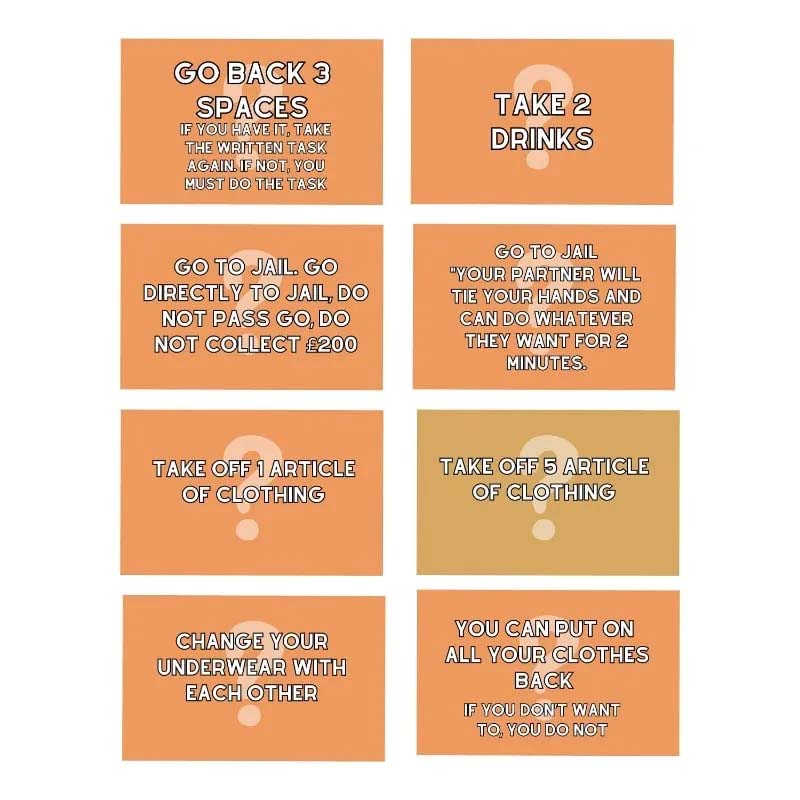 Juego de mesa para parejas.