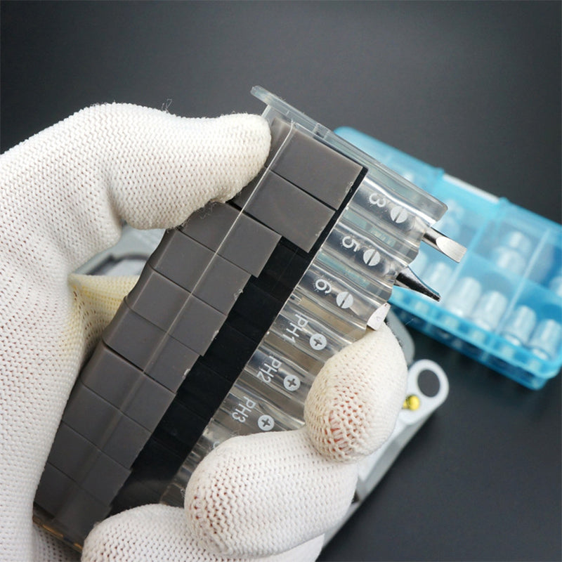 Gluschwein - Mini-Schraubendreher-Kombiset positiv und negativ