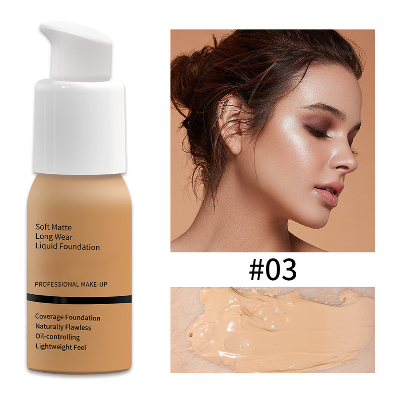 Gluschwein - Weiche Matte flüssige Foundation 03#