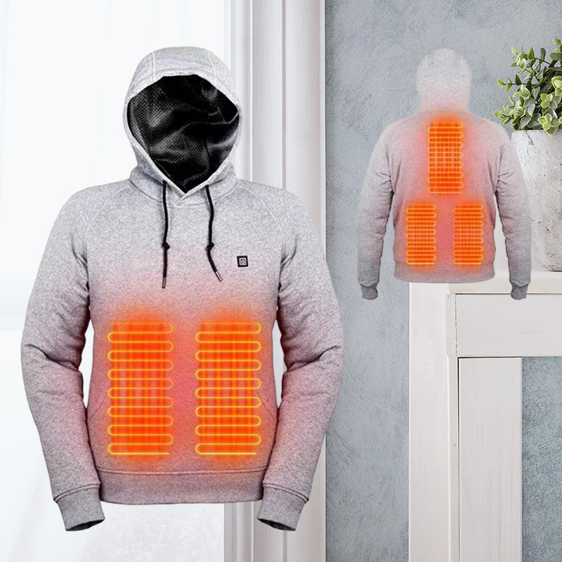Gluschwein - Beheiztes Kapuzen-Sweatshirt mit USB-Stromversorgung
