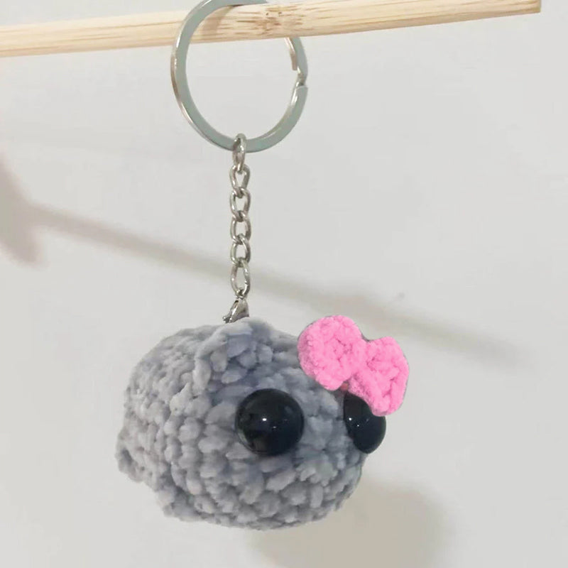 Gluschwein - Traurige Hamster-Häkelpuppe