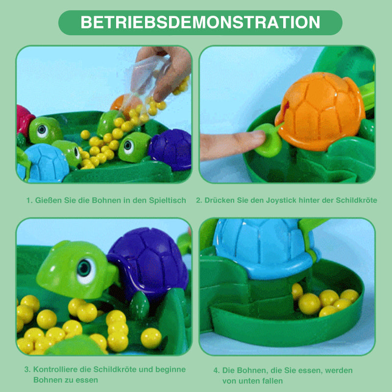 Gluschwein - Gierige Schildkröte isst Bohnen- Spielzeug