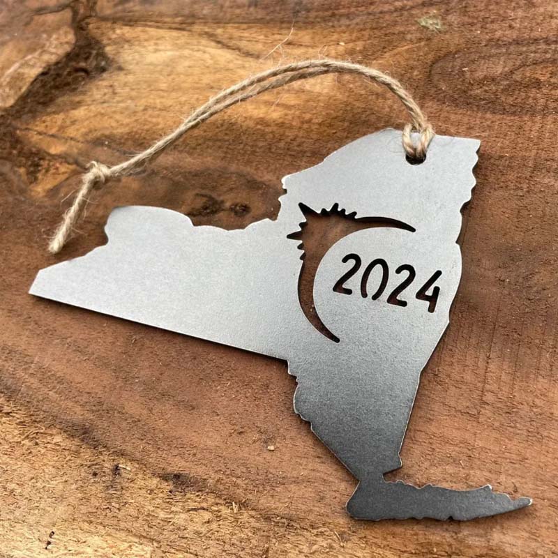 Gluschwein - 2024 Gedenkmetall-Ornament New York