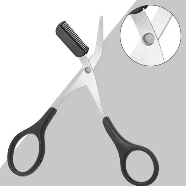 Ciseaux à sourcils polis - ciseaux à sourcils en acier inoxydable