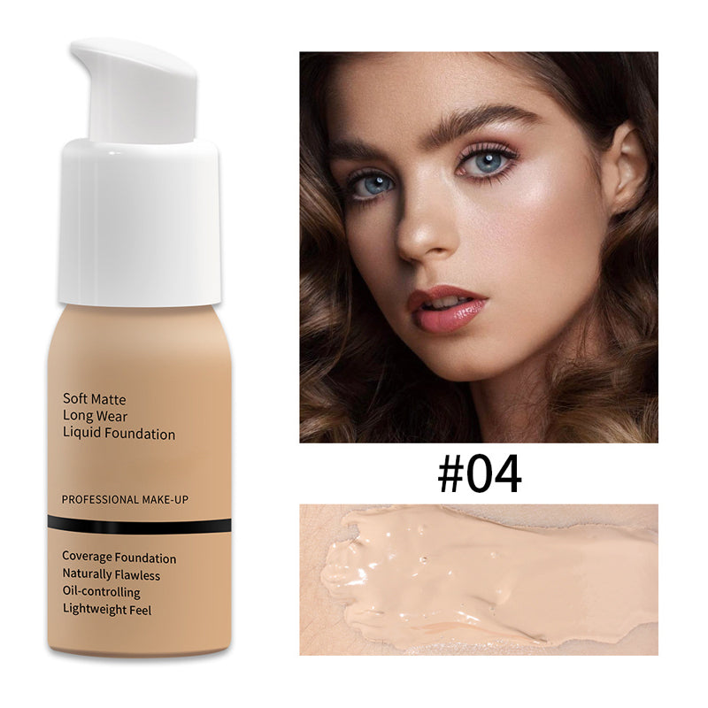 Gluschwein - Weiche Matte flüssige Foundation 04#