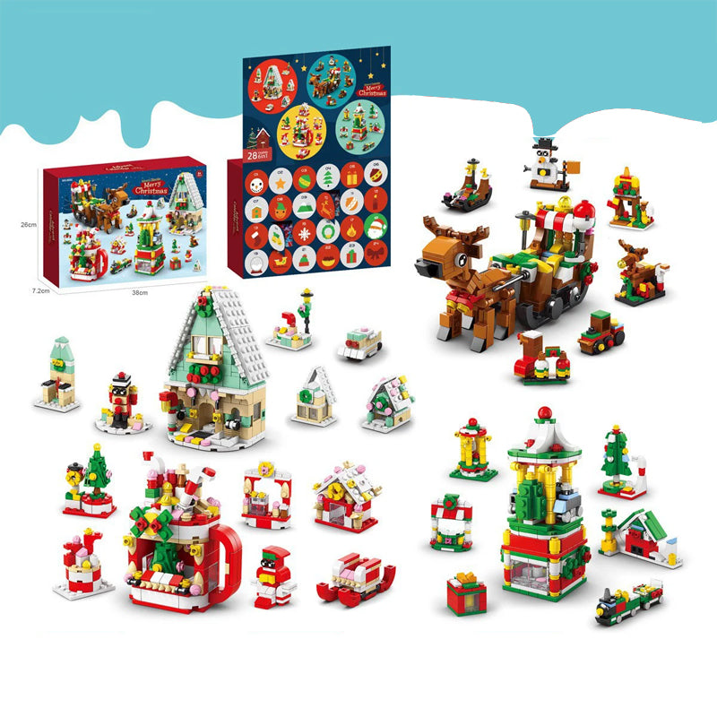 Gluschwein - Weihnachts-Adventskalender-Überraschungsbaustein-Set