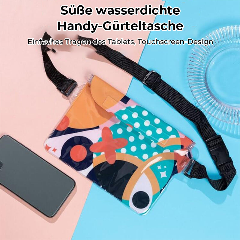 Gluschwein - Dreifach gefaltete Umhängetasche mit Touchscreen