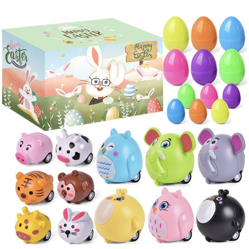 Gluschwein - Ostereierfüller mit Pull Back Cars Toy #1