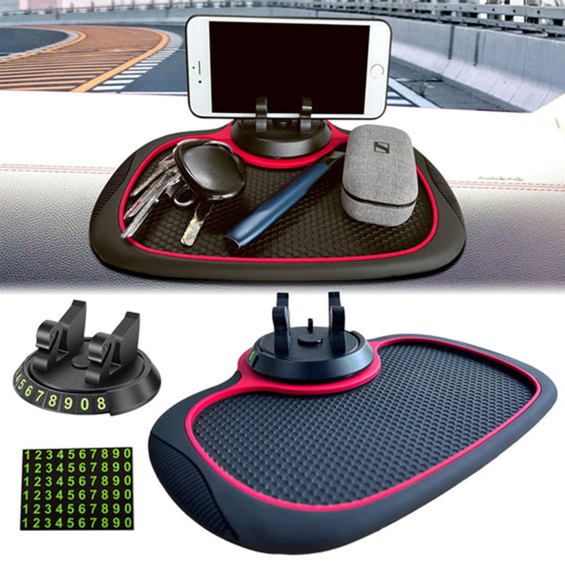 Gluschwein - Anti-Rutsch-Matte fürs Auto mit Handyhalter