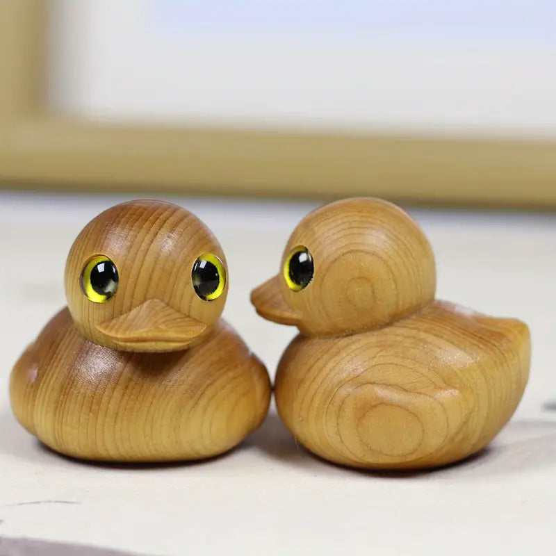 Gluschwein - Handgefertigte Gummiente aus Holz