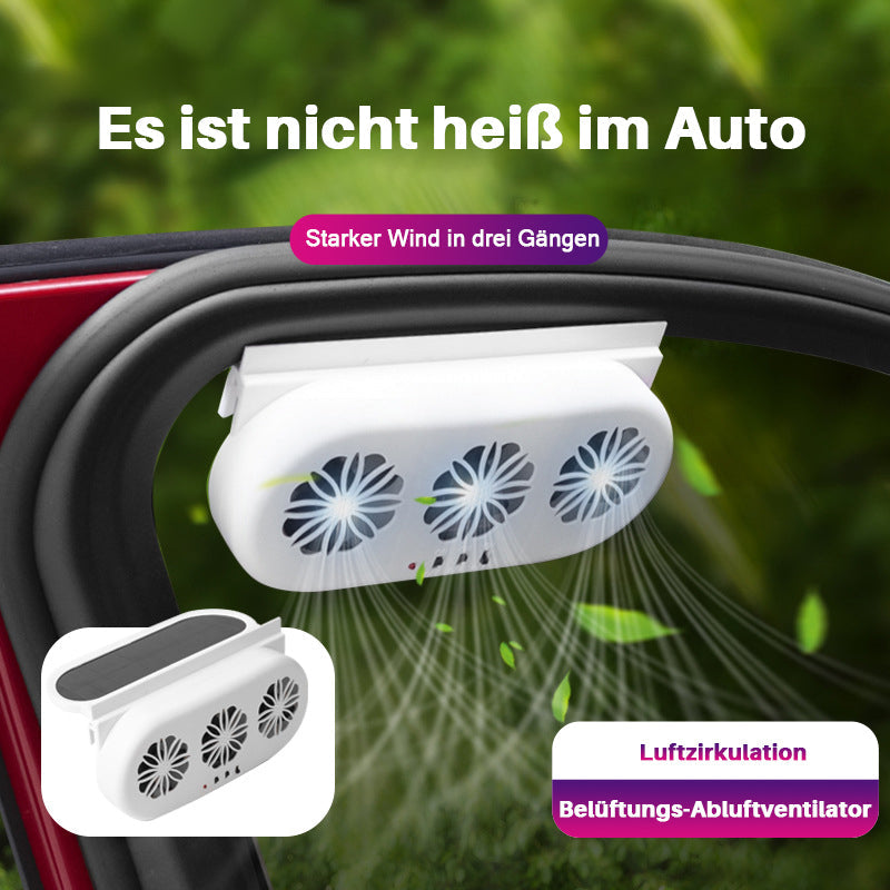 Gluschwein - Solarbetriebener Autoabluftventilator