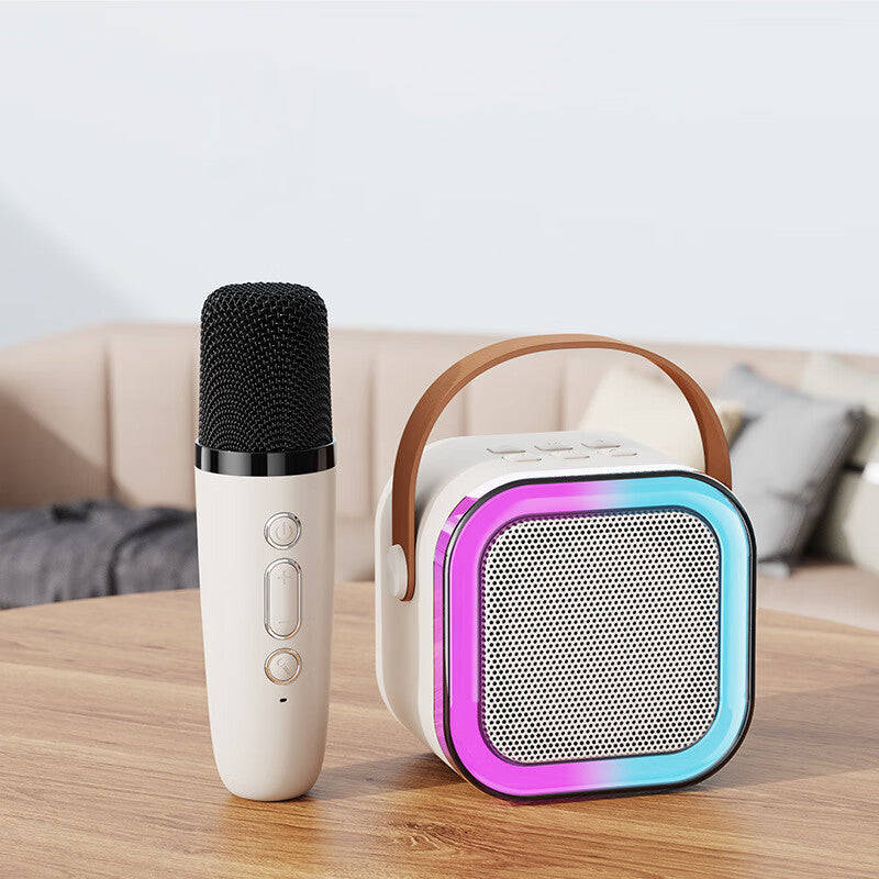 Gluschwein - Mini-Karaoke-Maschine mit kabellosen Mikrofonen