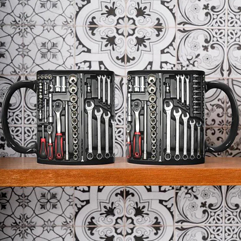 Gluschwein - 3D-Mechaniker-Werkzeugkasten-Set Becher