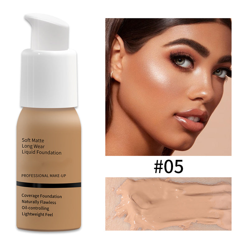 Gluschwein - Weiche Matte flüssige Foundation 05#