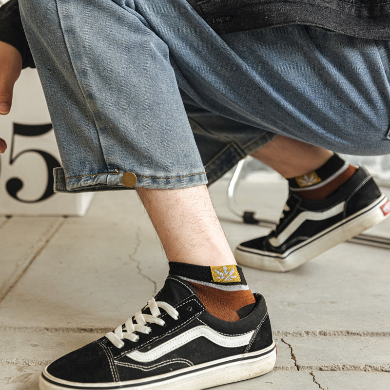 Gluschwein - Herren Frühjahr Sommer Sport dünne Socken 10 Paare