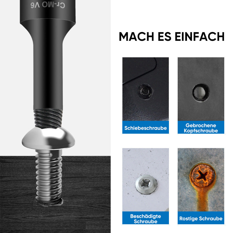 Gluschwein - Schraubenausdreher-Set für beschädigte Schrauben