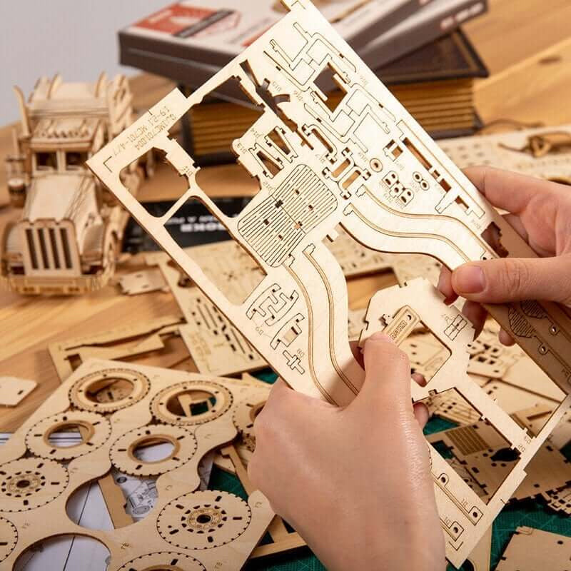 Gluschwein - Dreidimensionales Puzzle Straßenkreuzer