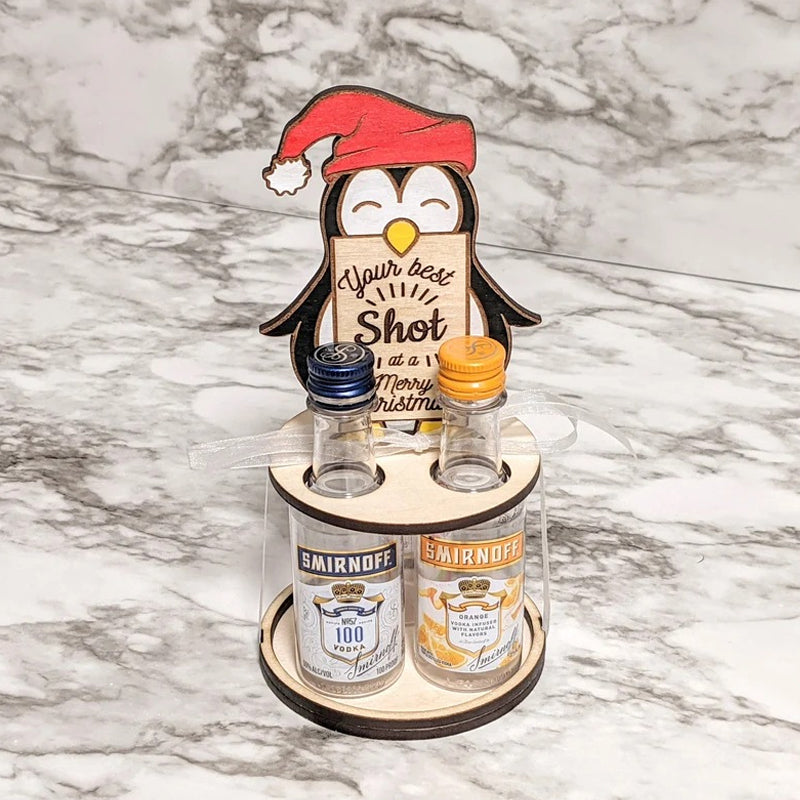Gluschwein - Weihnachts-Mini-Weinflaschenhalter