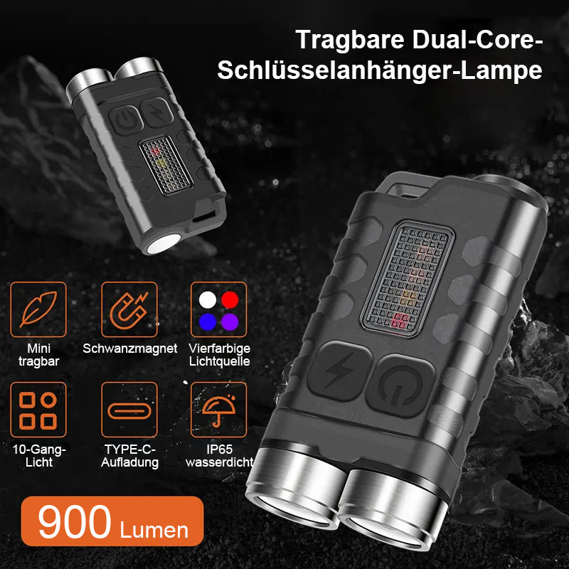 Gluschwein - Magnetische Mini-Schlüsselanhänger-Taschenlampe