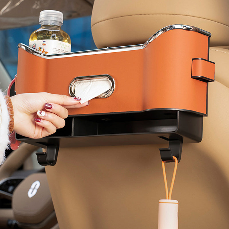 Boîte de rangement multifonctionnelle pour dossier de siège de voiture