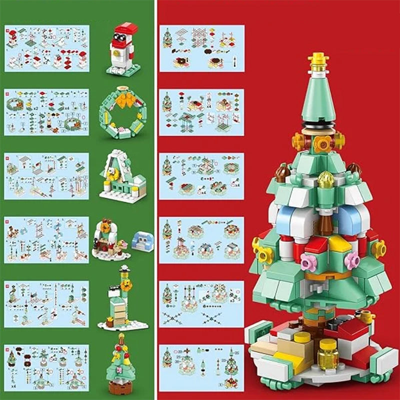 Gluschwein - Weihnachts-Adventskalender-Überraschungsbaustein-Set