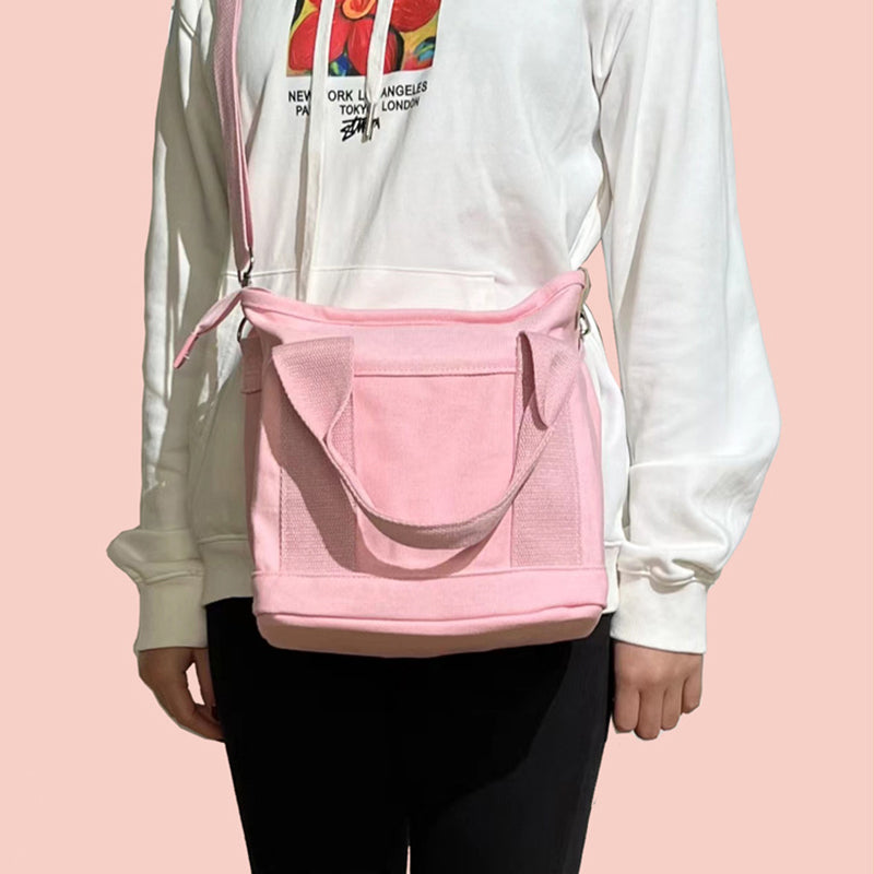Gluschwein - Handtasche mit mehreren Taschen ROSA