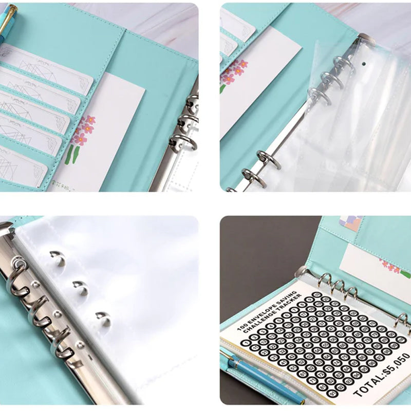 Gluschwein - 100-Tage-Sparherausforderungs-Loseblatt-Ledger