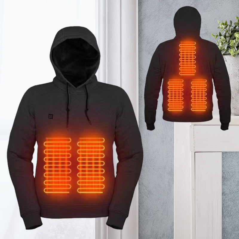 Gluschwein - Beheiztes Kapuzen-Sweatshirt mit USB-Stromversorgung