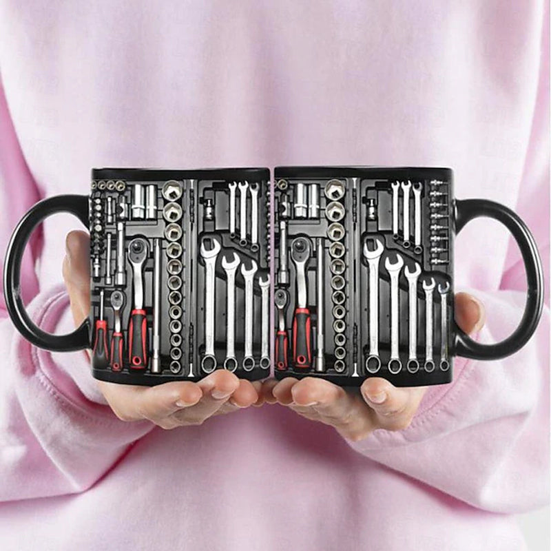 Gluschwein - 3D-Mechaniker-Werkzeugkasten-Set Becher