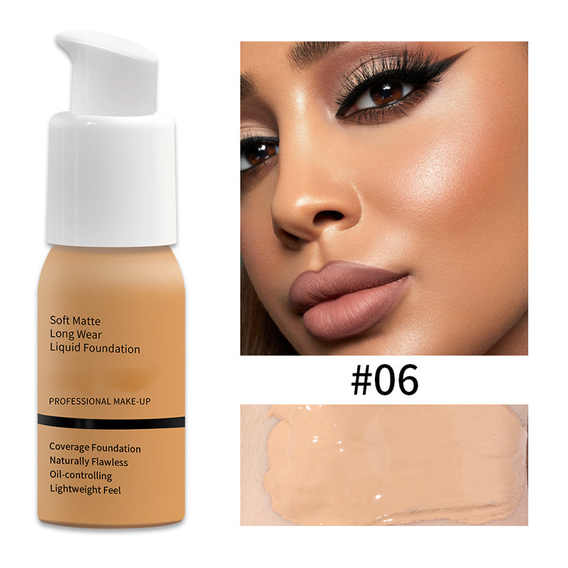 Gluschwein - Weiche Matte flüssige Foundation 06#