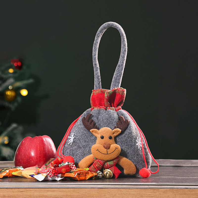 Gluschwein - Geschenktüte für Weihnachtsgeschenk Hirsch – Dicker Plüsch