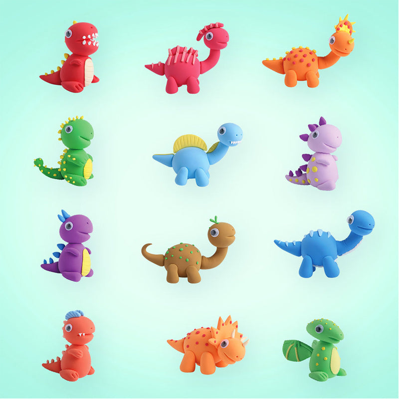 Pâte à modeler séchant à l'air, ensembles de pâte à modeler pour groupe d'animaux de compagnie pour enfants