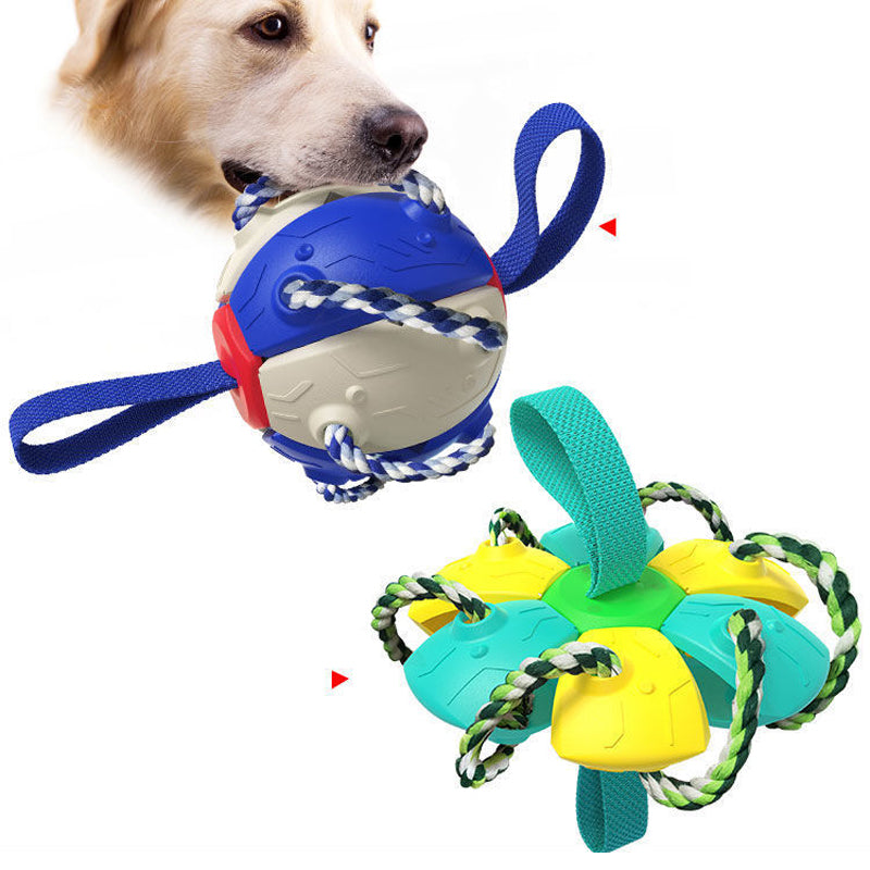 Gluschwein - Bissfestes Hundespielzeug Frisbeefußball