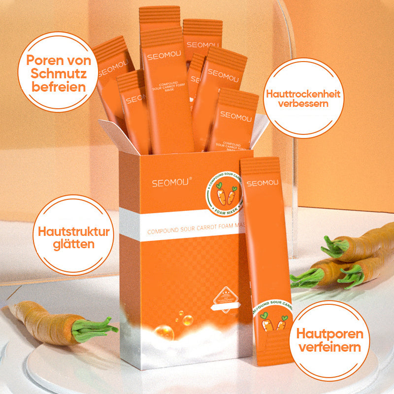 Gluschwein - Komplexes Karotten-Schaummasken mit Säure (Packung mit 12)
