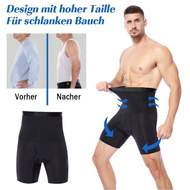 Gluschwein - Nahtlose hohe Taille Shapewear für Männer