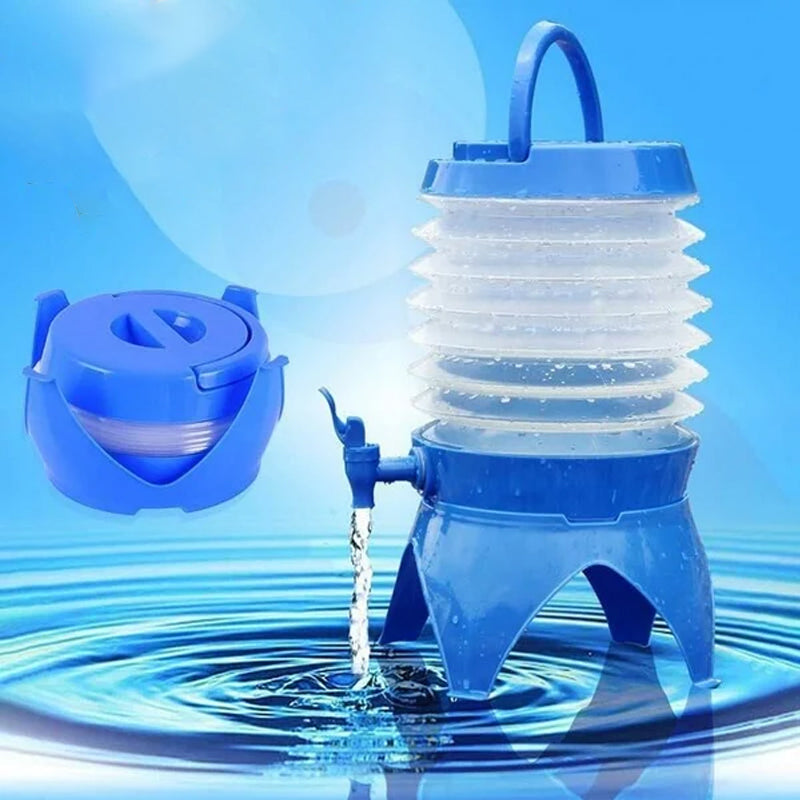 Gluschwein - Zusammenklappbarer Wasserbehälter mit Wasserhahn