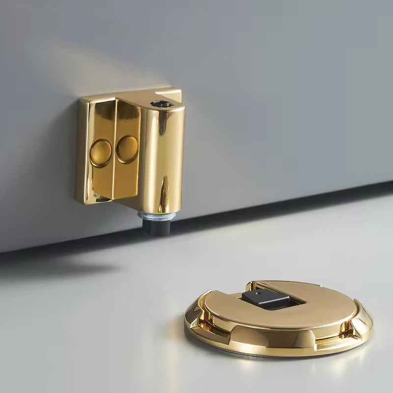 Tope de puerta invisible silencioso que absorbe el suelo a prueba de viento