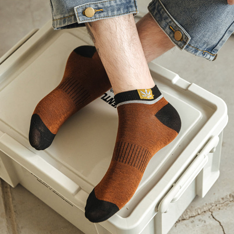 Gluschwein - Herren Frühjahr Sommer Sport dünne Socken 10 Paare