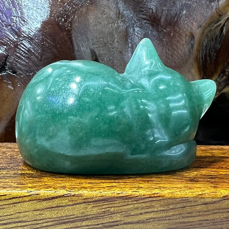 Gluschwein - Süße schlafende Katzendekoration