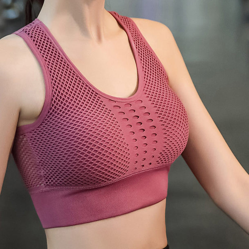 Gluschwein - Atmungsaktive Mesh-Sport-BH