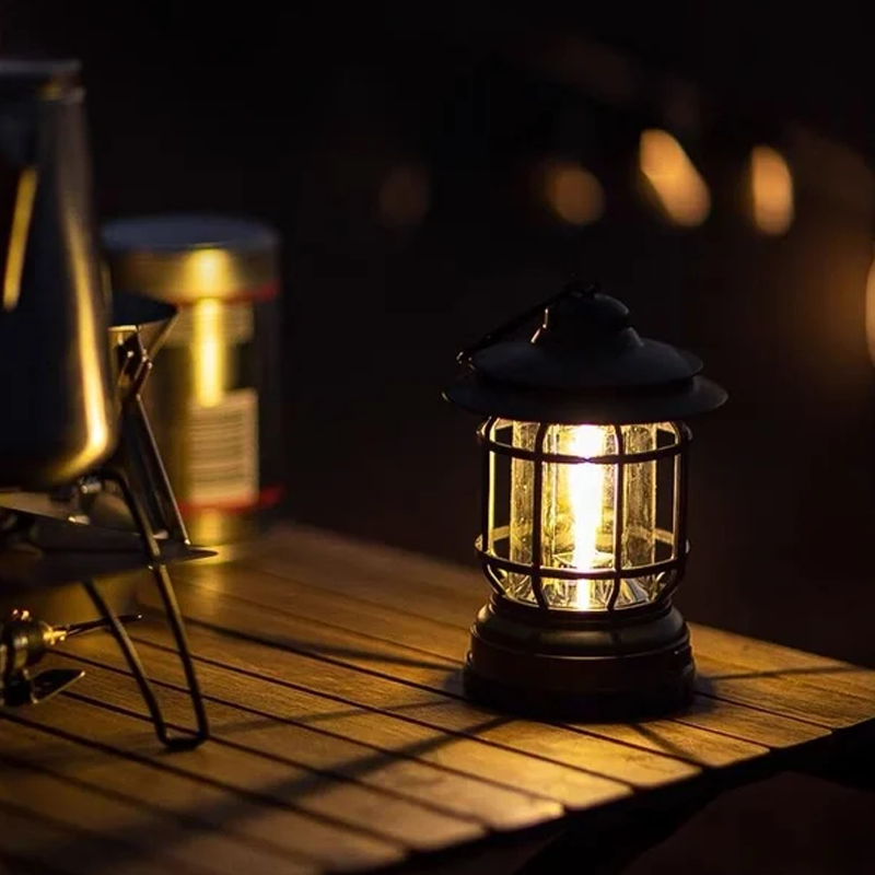 Gluschwein - Tragbare Retro Camping Lampe