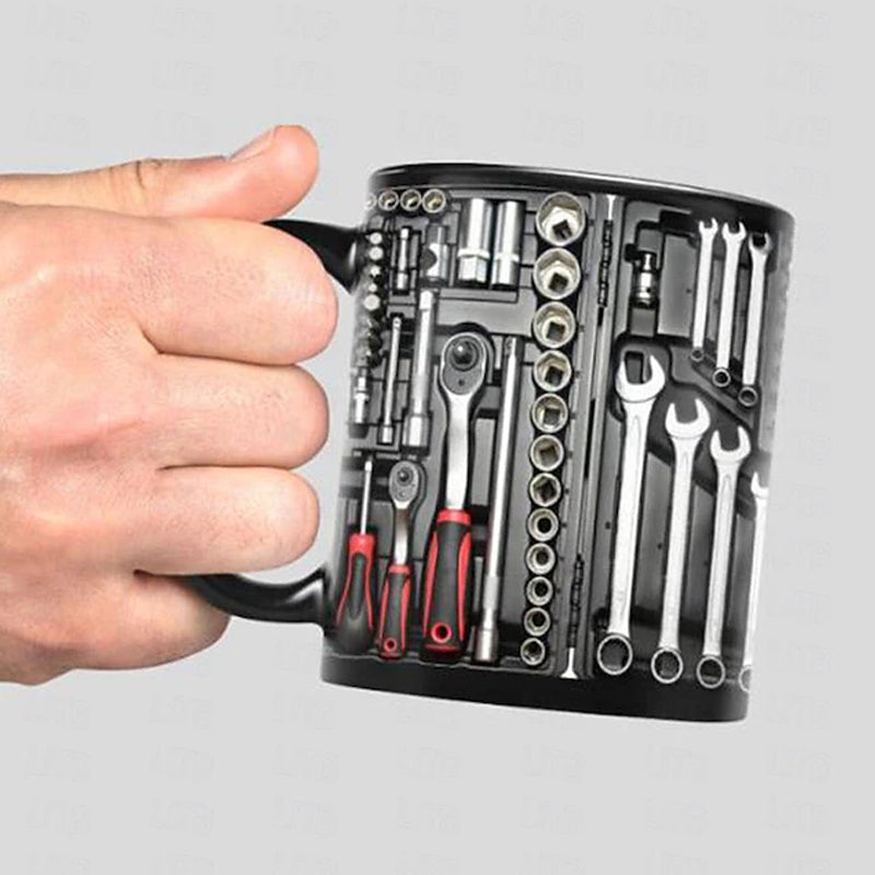 Gluschwein - 3D-Mechaniker-Werkzeugkasten-Set Becher