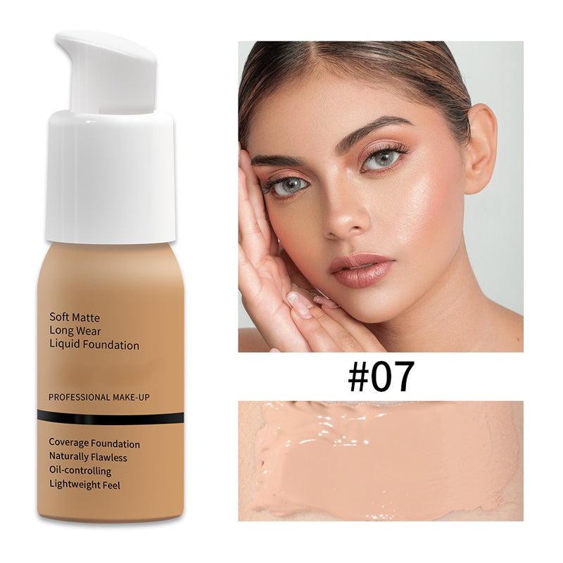 Gluschwein - Weiche Matte flüssige Foundation 07#