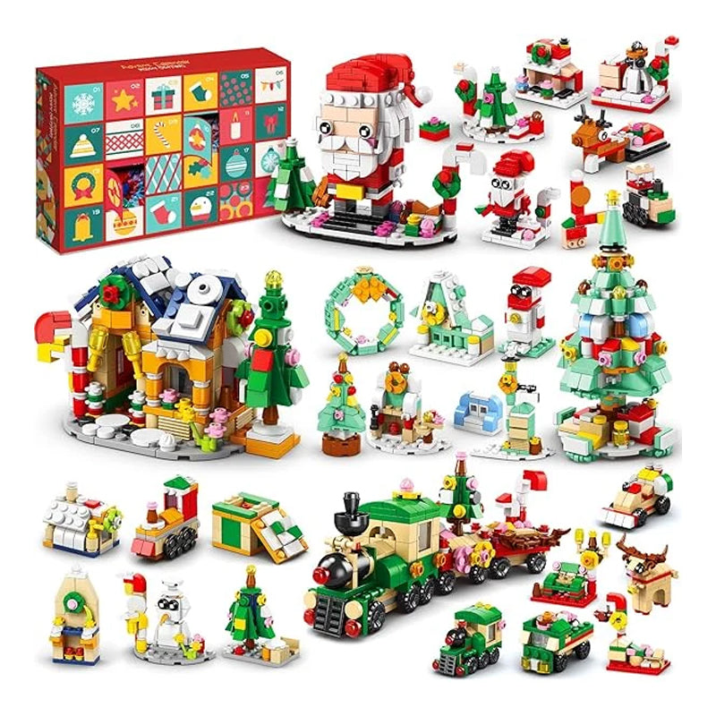 Gluschwein - Weihnachts-Adventskalender-Überraschungsbaustein-Set