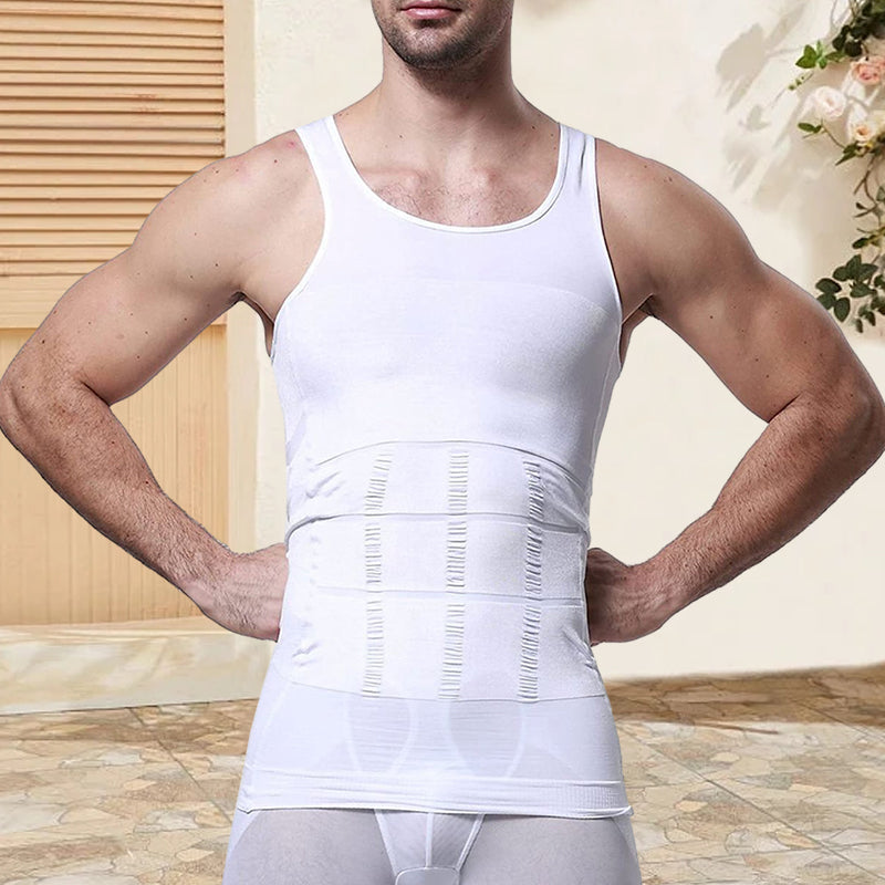 Gluschwein - Eng anliegendes Bauch-Tank-Top für Männer White 2 pcs